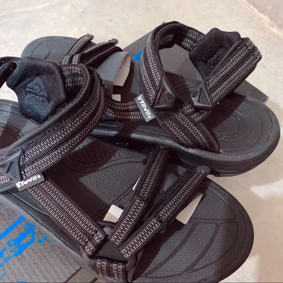 Teva 👩Terra Fi Lite Double Zipper Black Sandals